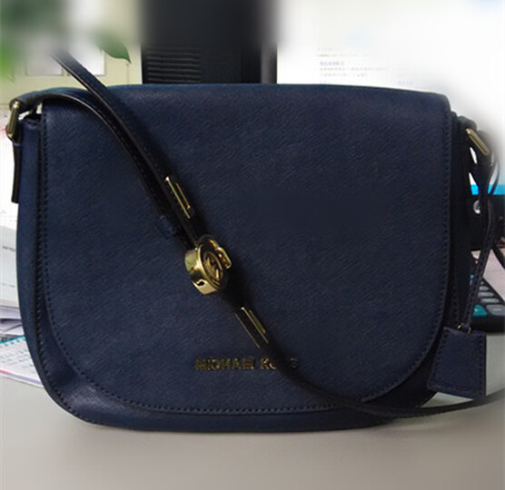Michael Kors MK 迈克.科尔斯 女士深蓝色牛皮