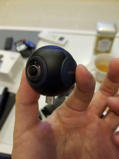 Insta360 Air 360度VR全景相机高清数码相机全景直播拍摄像头自拍旅游美颜智能安卓手机镜头【白色Type-C】 晒单图