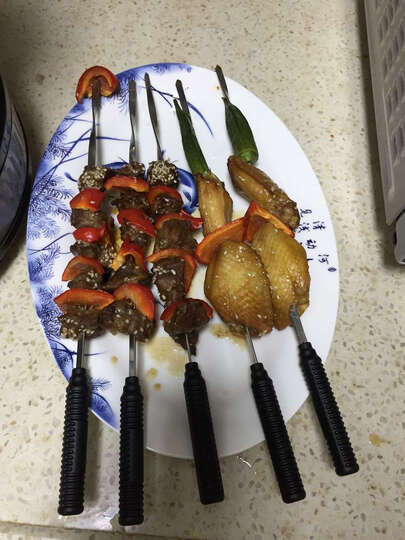 PRICHO 博臣 电烧烤炉 家用电烤炉 无烟电烤锅烤肉机烤肉锅 烤肠机烤串机烤羊肉串机 晒单图