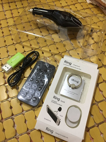 芯偶(xinor) 芯偶 车载mp3播放器点烟器式USB车用MP3 U盘式插卡机FM发射 蓝色 标配+32G高速卡 晒单图