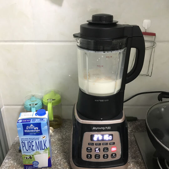 九阳(Joyoung)破壁机JYL-Y915 多功能家用预约加热破壁料理机 绞肉机 搅拌机辅食机可榨汁新款 晒单图