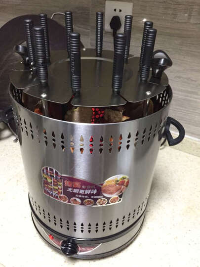 PRICHO 博臣 电烧烤炉 家用电烤炉 无烟电烤锅烤肉机烤肉锅 烤肠机烤串机烤羊肉串机 晒单图