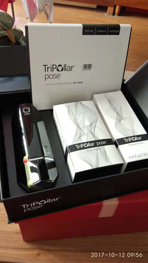 Tripollar 美容仪 家用美体仪 RF多极射频美容器 以色列进口塑形仪 Pose钢琴黑 晒单图