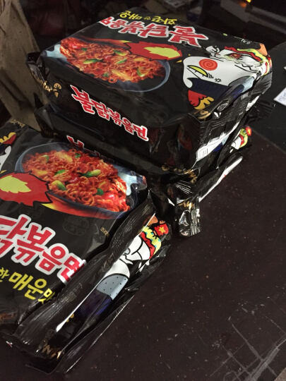 韩国三养（SAMYANG）方便面 火鸡面 超辣鸡肉味拌面 700g（140g*5包入） 晒单图