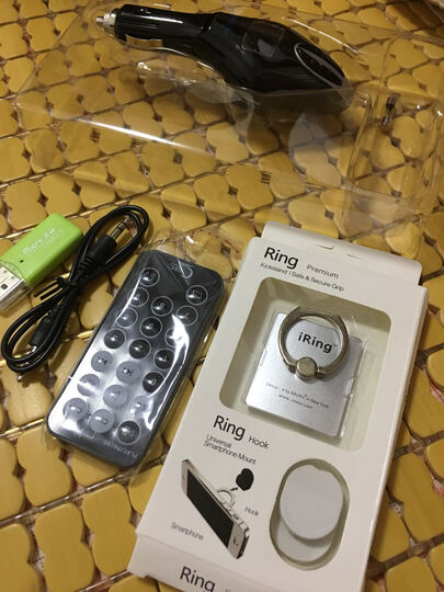 芯偶(xinor) 芯偶 车载mp3播放器点烟器式USB车用MP3 U盘式插卡机FM发射 蓝色 标配+32G高速卡 晒单图