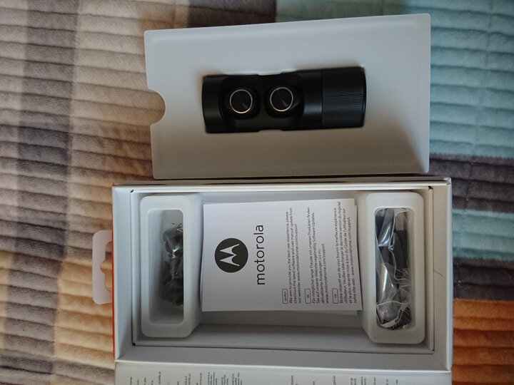 摩托罗拉(Motorola)Verve ones+防水升级版 黑色 入耳式双声道 运动无线蓝牙手机耳机 通用 晒单图