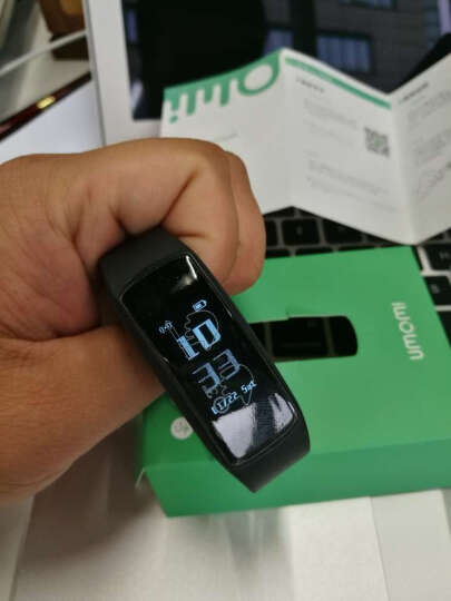 埃微i6HR手环 智能手表 心率手环 天气显示 来电消息显示 震动提醒 自动检测运动 微信运动 计步防水 黑色 晒单图
