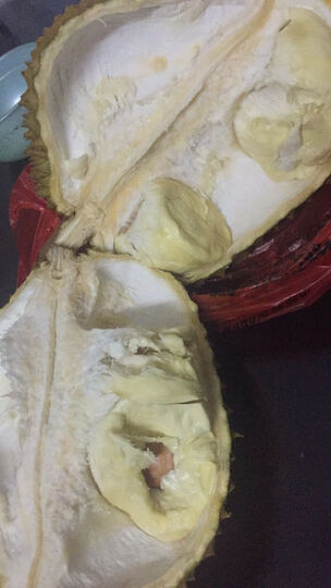 京东生鲜泰国进口金枕头榴莲 1个 :家里没有称