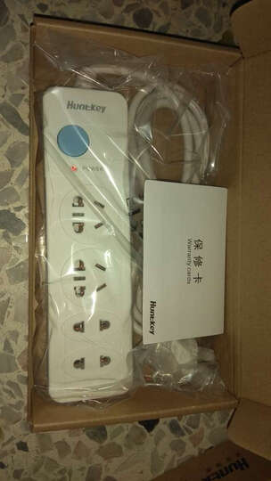航嘉(Huntkey)PSE005蓝色款 一转二 商旅便携式插座/转换头插座 (高导磷铜+环保阻燃材料) 晒单图