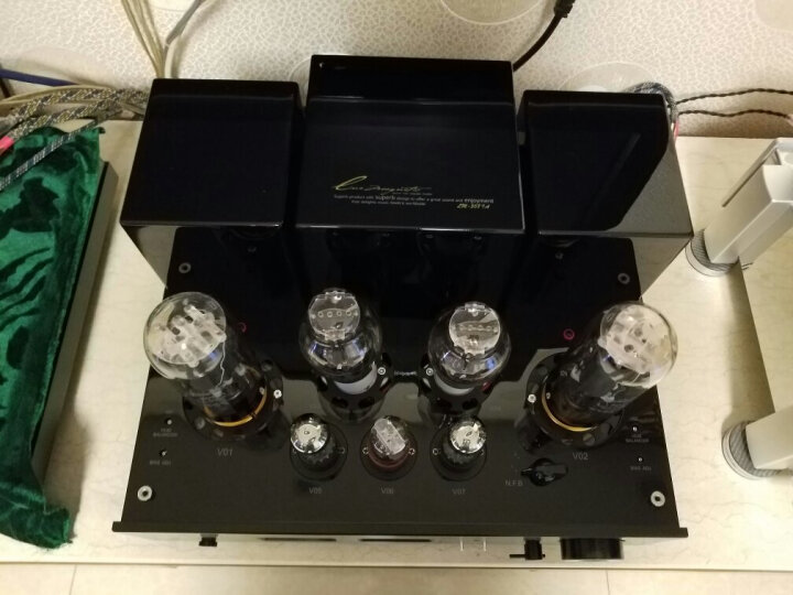 丽磁 LM-508IA 音响 HIFI高保真功放 电子管合并式功率放大器 胆机 805后级管 黑色 晒单图