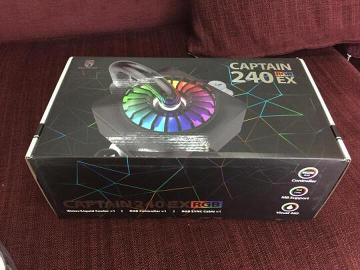 九州风神(DEEPCOOL)船长120白EX水冷CPU风扇散热器 (多平台/AM4平台/智能温控风扇/可见水冷液/预涂硅脂) 晒单图