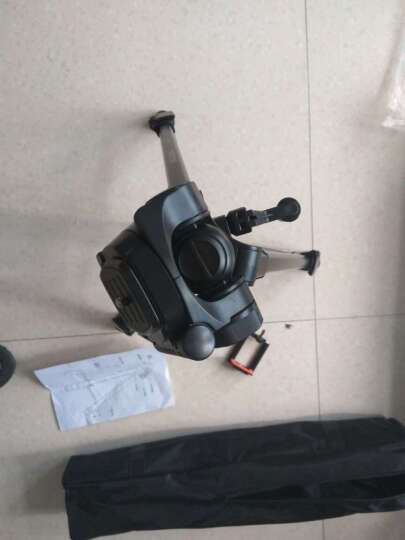 云腾（YUNTENG）VT-666精品便携三脚架云台套装 微单数码单反相机摄像机旅行用 优质铝合金超轻三角架黑色 晒单图
