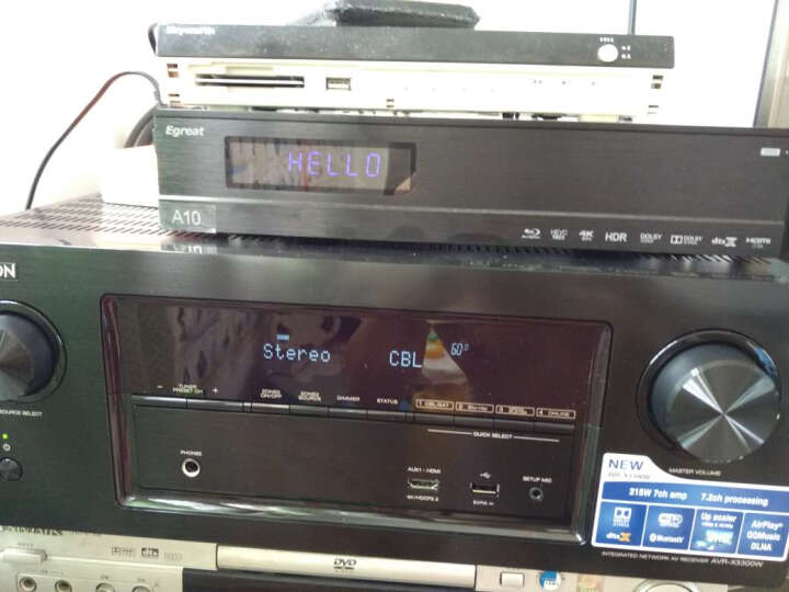 天龙（DENON）AVR-X3300W 音响 音箱 家庭影院 7.2声道AV功放机 杜比全景声DTS:X4K蓝牙WIFI 黑色 晒单图
