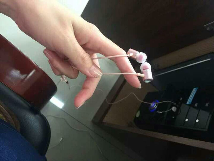 兰士顿 F9耳机入耳式 重低音通用男女生 k歌耳机 音乐耳机 安卓苹果手机通用耳塞式唱歌带麦电脑耳机 晶银色 晒单图