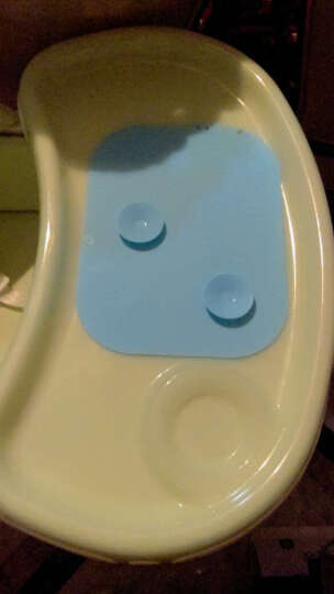 迪士尼（Disney）米奇儿童硅胶防滑餐垫 宝宝魔术吸盘碗垫 婴幼儿吸盘防翻餐垫(纯真蓝) 晒单图