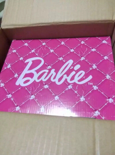 芭比 BARBIE 儿童运动鞋 毛毛虫童鞋 男女童运动鞋 1632桃红34 晒单图