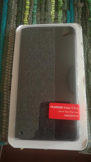 华为Mate9pro手机壳 原装智能休眠 翻盖保护套开窗皮套防摔手机套 深灰色 晒单图