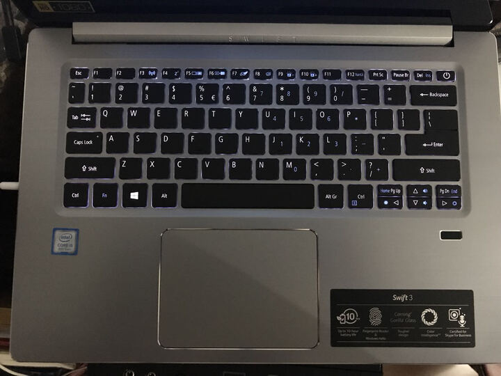 宏碁(Acer)蜂鸟Swift3全金属轻薄本 14英寸笔记本电脑SF314(i5-8250U 8G 256G PCIe SSD IPS Win10)粉小样 晒单图