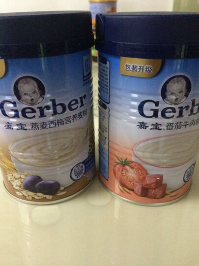 嘉宝(Gerber ) 婴幼儿米粉 宝宝辅食 混合蔬菜营养米粉三段(8个月至36个月适用) 225g 晒单图