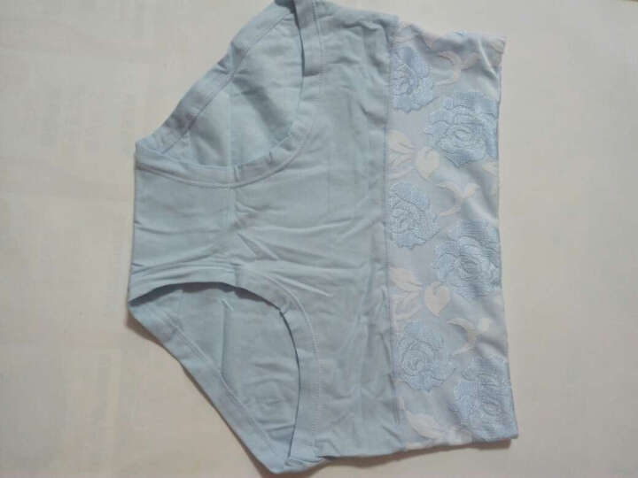 浪莎女士内裤 女式纯棉三角裤4条礼盒装高腰 L码(建议适合2尺2-2尺4的腰围穿) 晒单图