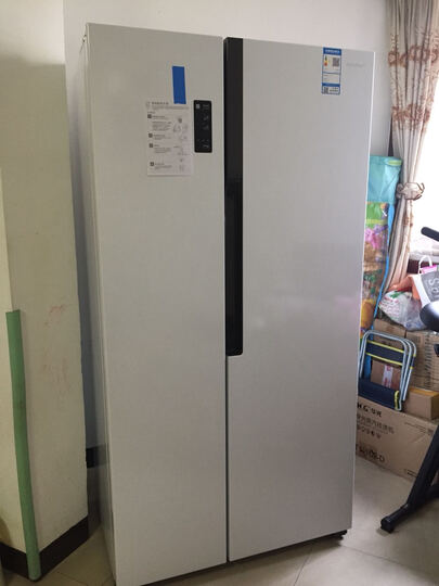 容声(ronshen)526WD11HY+D1218BW 526升无霜纤薄对开门冰箱 8公斤变频滚筒洗衣机 冰洗套装组合 晒单图