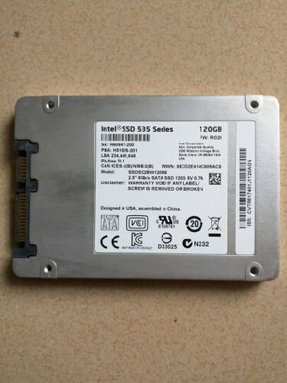 英特尔(Intel)535 系列 120G SATA-3固态硬盘--