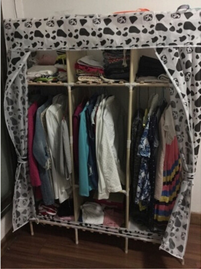 易衣柜加固 实木衣橱 牛津布布料加厚 多功能布