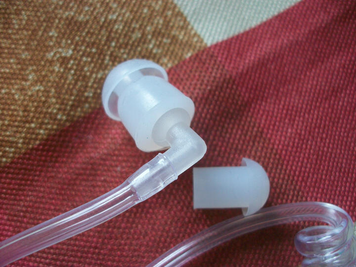 瑞宝（RUIBAO） 对讲机耳机线耳麦入耳式空气导管单孔通用适用于小米泉盛宝峰建伍摩托罗拉海能达 升级版K头 晒单图