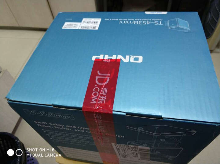 威联通(QNAP)TS-453A 4G内存 四盘位网络存储器NAS 四核处理器 (无内置硬盘) 晒单图