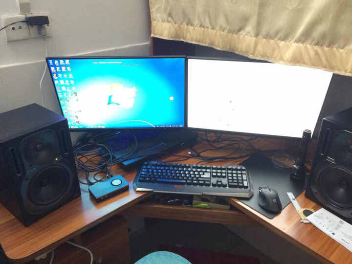 乐歌(Loctek)D3D 双屏电脑支架显示器支架 阻