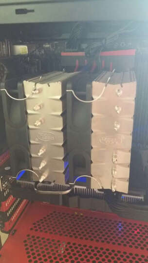九州风神（DEEPCOOL）大霜塔至尊版 CPU散热器（多平台/6热管/双12CM风扇/智能温控/附带硅脂/静音） 晒单图