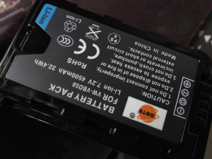 蒂森特（dste） 适用于松下HC-MDH3 PV100 EVA1 HC-X1500  HPX265 DVX200MC摄像机电池 VW-VBD58两电一充 晒单图