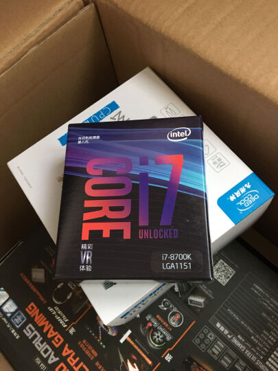 英特尔（Intel） i7 8700K 酷睿六核 盒装CPU处理器 晒单图