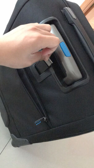 新秀丽拉杆箱万向轮行李箱男女商务旅行箱密码箱登机箱Samsonite BP0黑色20英寸 晒单图