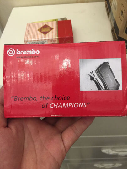 布雷博（Brembo）刹车片 后片经典红（宝马5系F10 F18 请提供车架号）厂商直送 晒单图