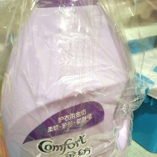 金纺柔顺剂 衣物护理剂 柔软护型防静电 清新柔顺香味4L(羊毛丝绸可用 机手洗) 晒单图