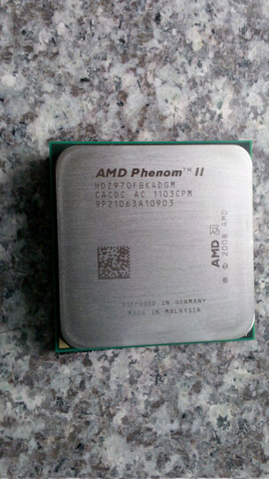 AMD phenom II X4(四核羿龙2代黑盒)970 盒装
