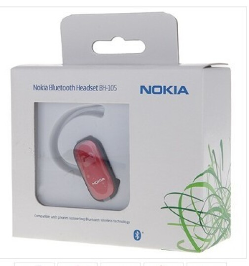 诺基亚(NOKIA)BH-105(红色)蓝牙耳机--好是好