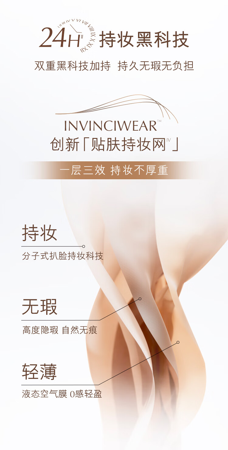 雅诗兰黛DW持妆粉底液36#自然色(1W2)30ml遮瑕持久化妆品生日礼物送女友