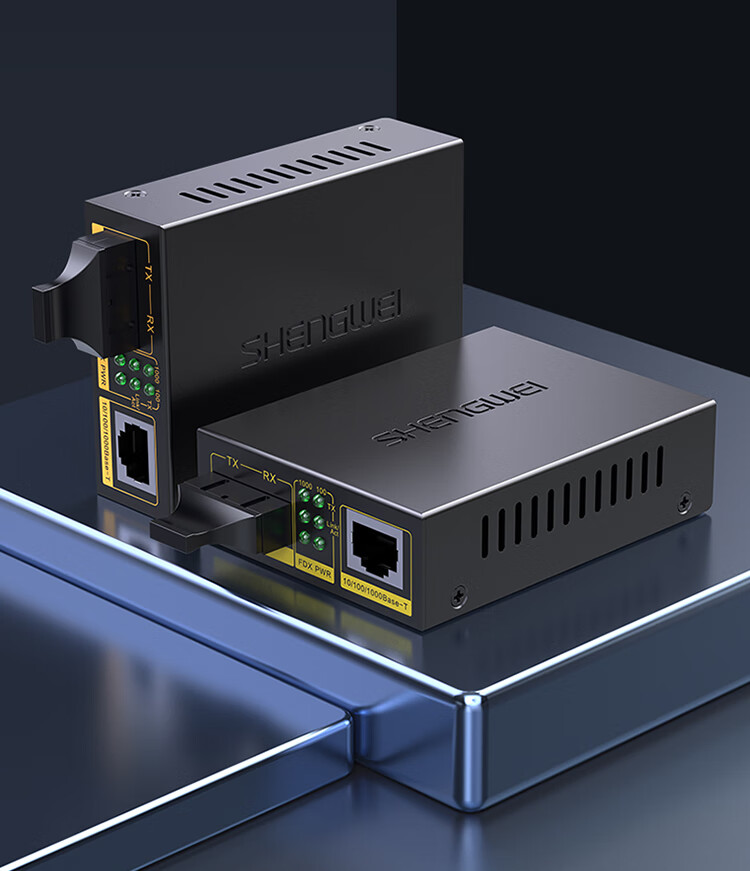 Оптический трансивер Shengwei BGH211AB Gigabit, одномодовый, двухволоконный, конвертер, 1 свет 1 электричество, SC интерфейс 20 км, пара