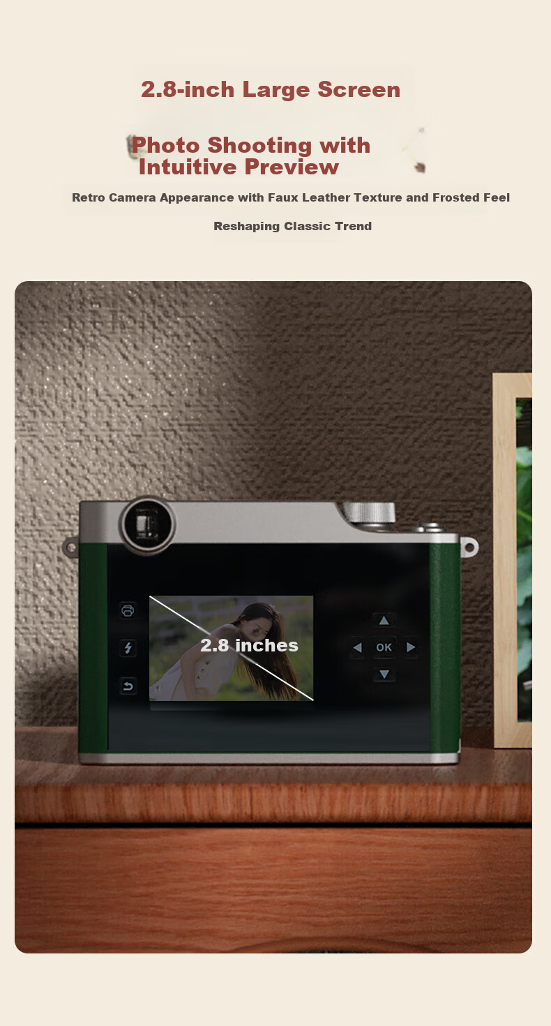 Мгновенная камера HPRT Z3, красный комплект, портативный фотопринтер для дома, студентов, детей, подарок на праздник, 30 листов фотобумаги