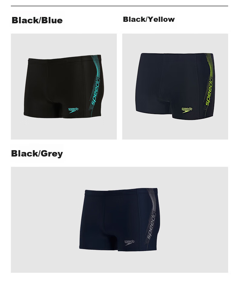 Мужские плавки Speedo с большим логотипом, быстросохнущие, защита от хлора, размер 38