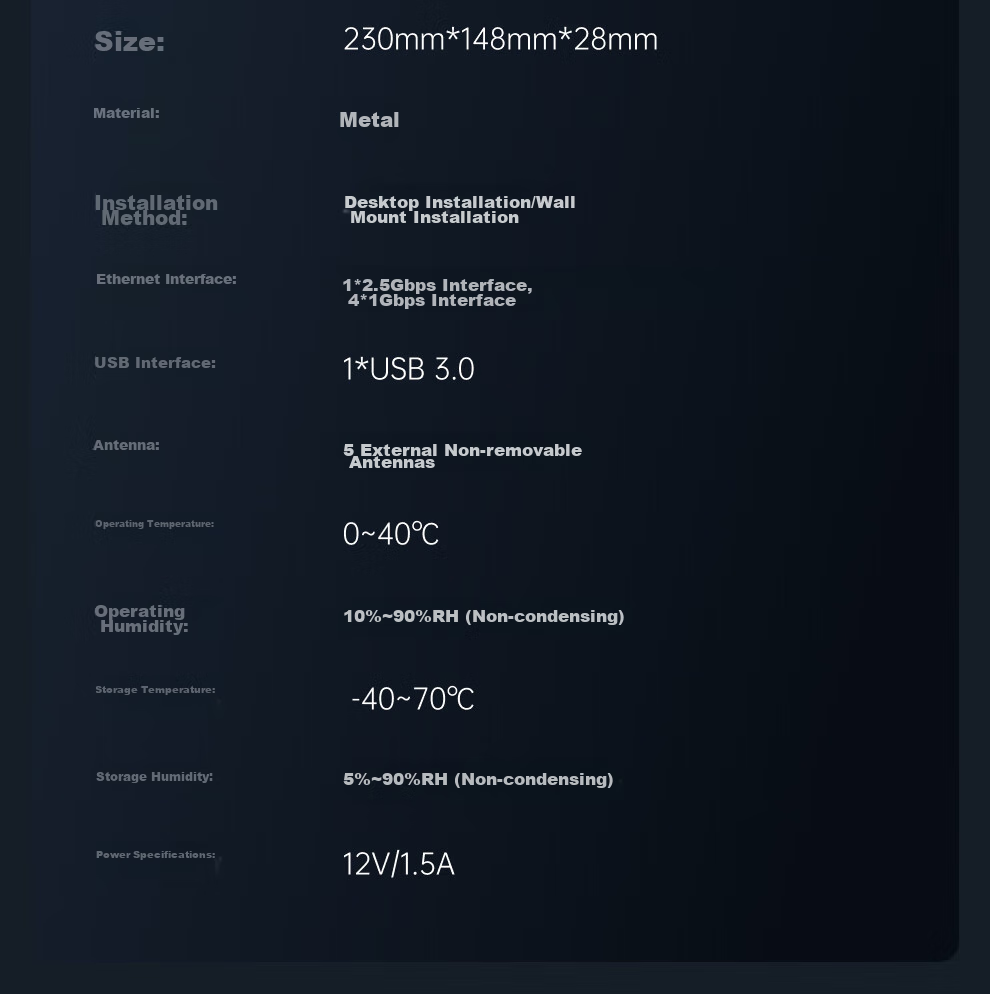 Wi-Fi роутер AX3000