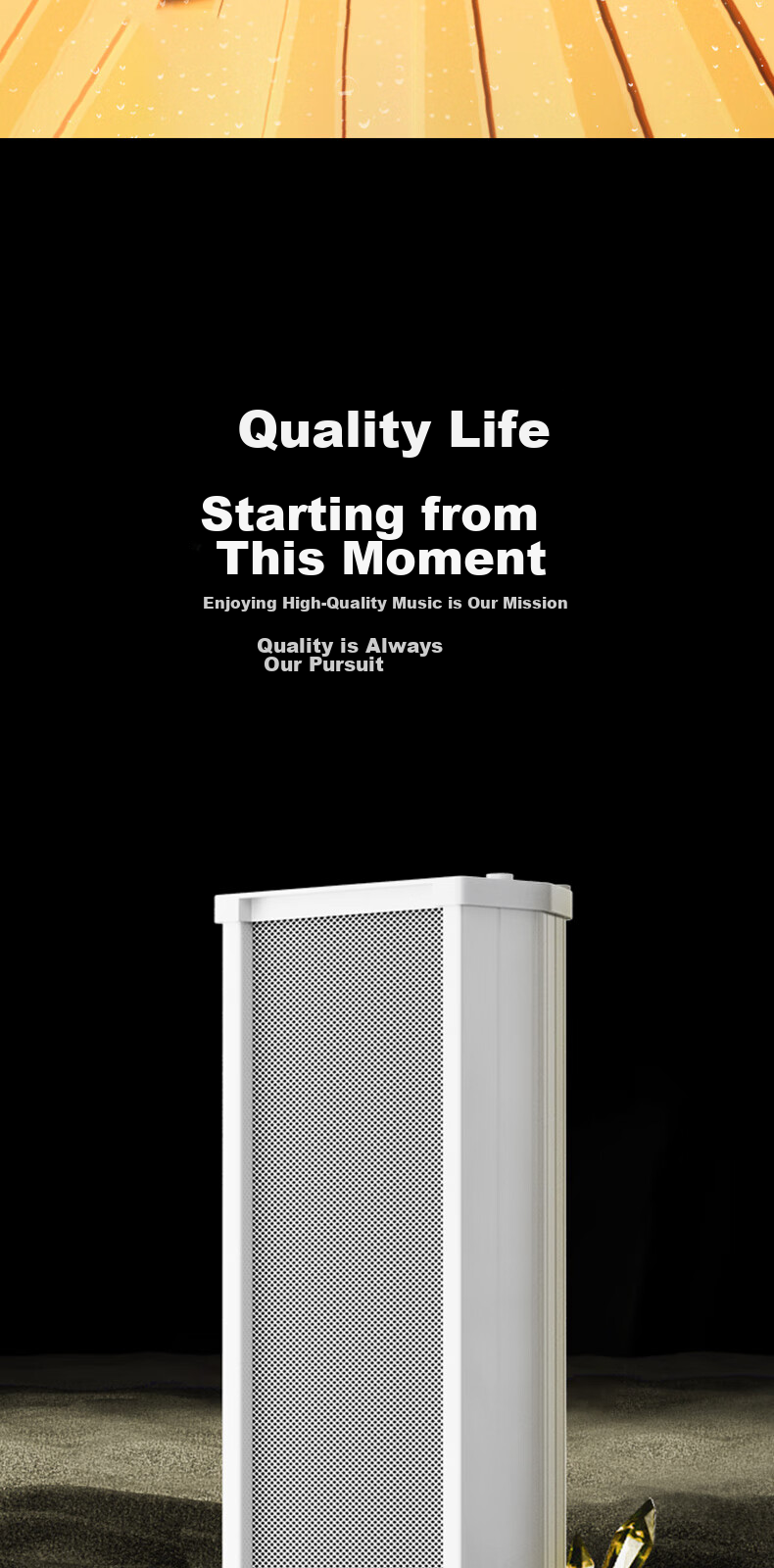Активная колонка Aiguozhe X195, 90W, Bluetooth, водонепроницаемая, для наружного использования, коммерческая настенная акустическая система