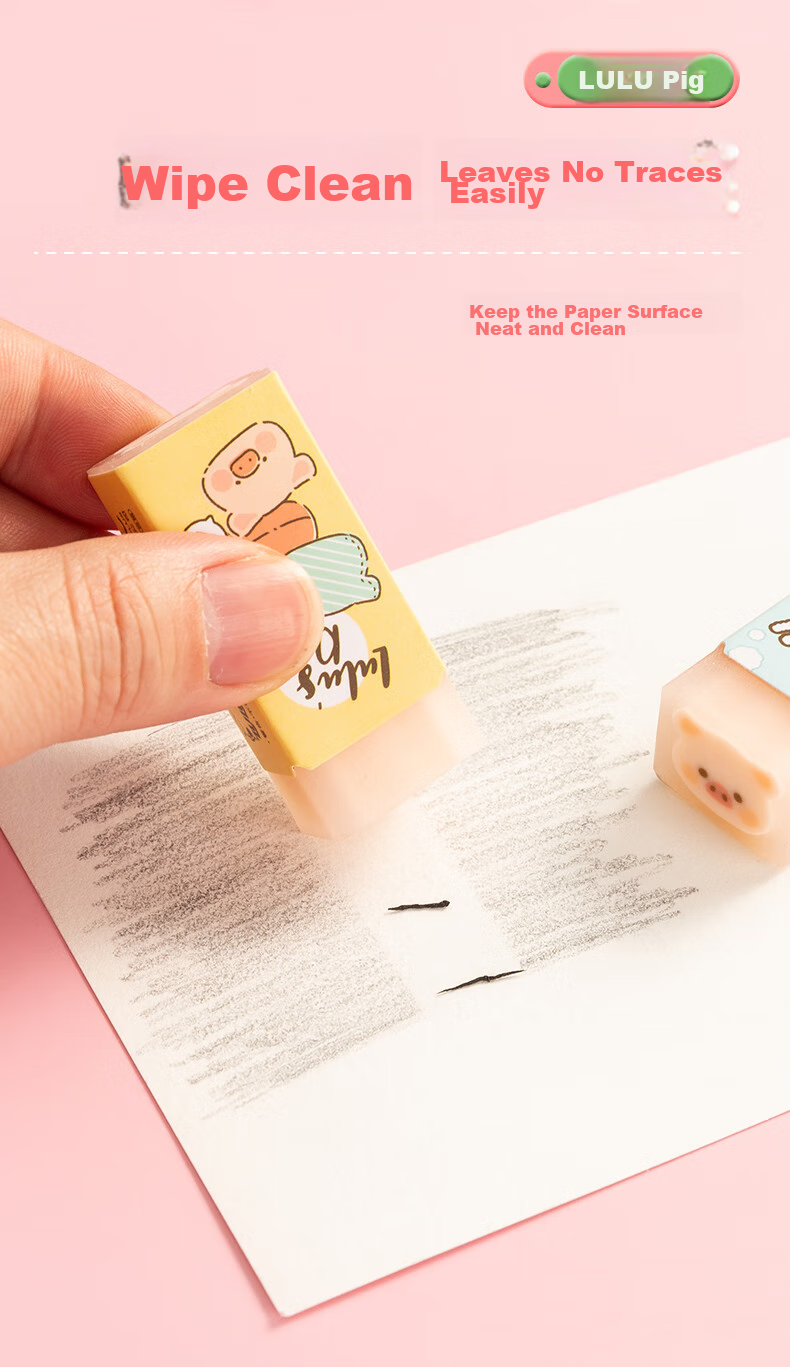 Ластик M&G LuLu Pig, милый мультяшный ластик в форме свиньи, 1 шт. случайный цвет AXP963FK