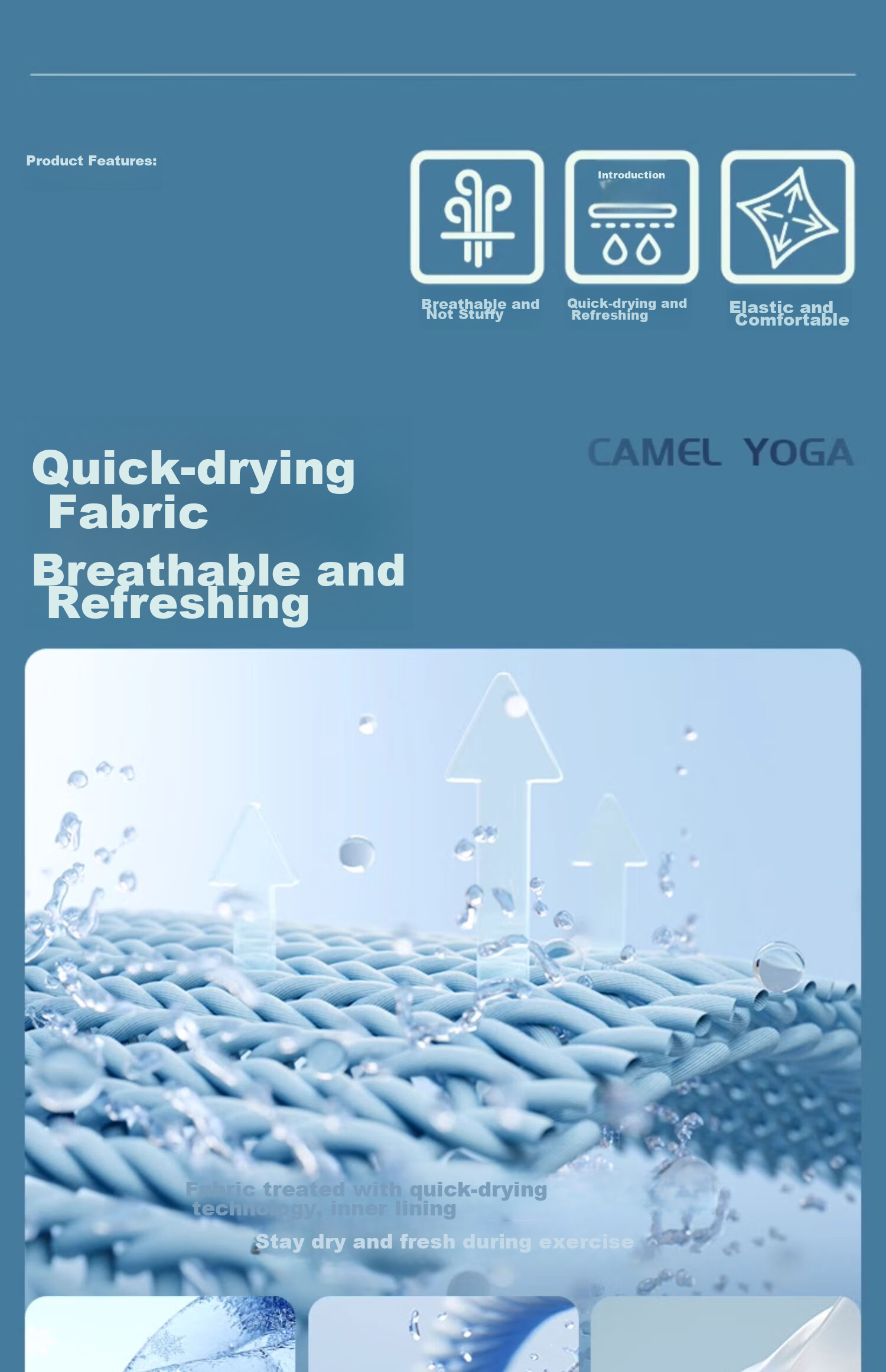 Спортивный бюстгальтер CAMEL High-Intensity Support, цельный, для фитнеса, Y0S1VLZ601A, снежный фиолетовый, M