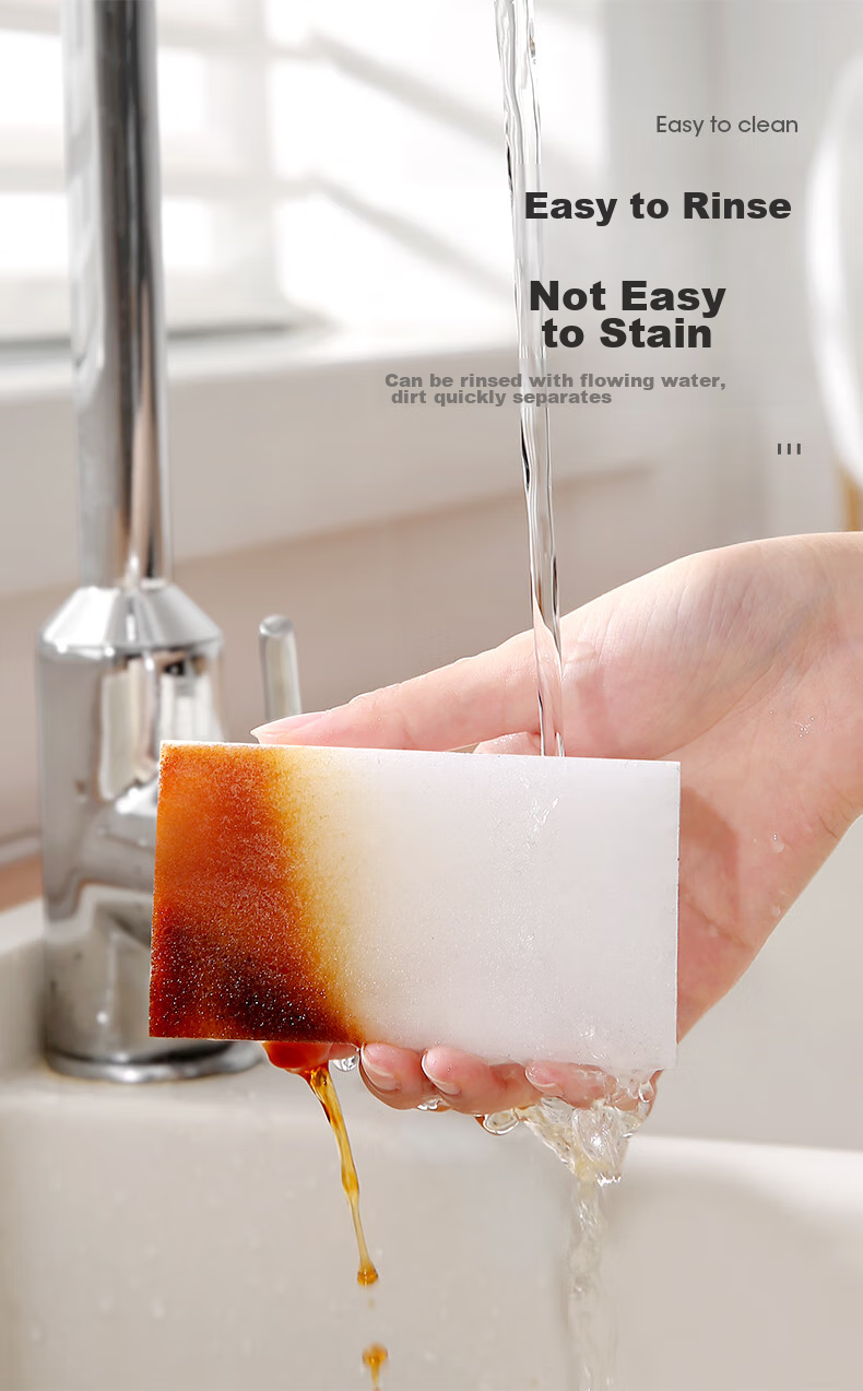 Губки для чистки MARYYA Nano Sponge, 6 шт., универсальные, для дома и кухни, белые