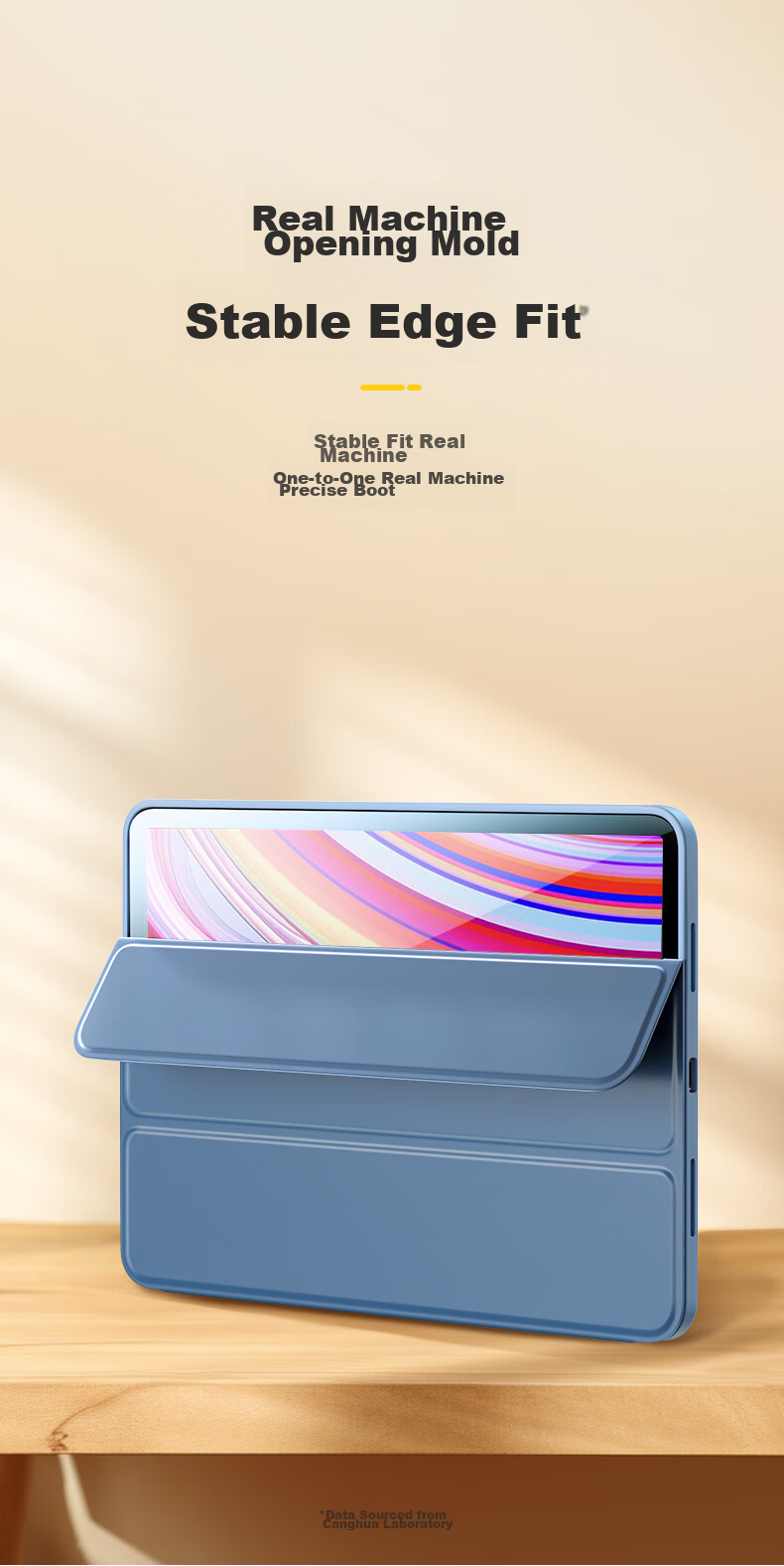 Чехол CangHua для Redmi Pad Pro 12.1 дюйма (2024), полнозащитный, противоударный, из ПК, ПУ, ТПУ, минималистичный стиль, лавандовый
