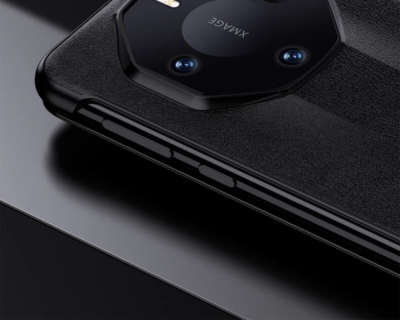 Чехол ZhengJian для Huawei Mate60 RS Porsche Design, флип-чехол с окном Smart View, из натуральной кожи, полная защита, противоударный, рубиново-красный