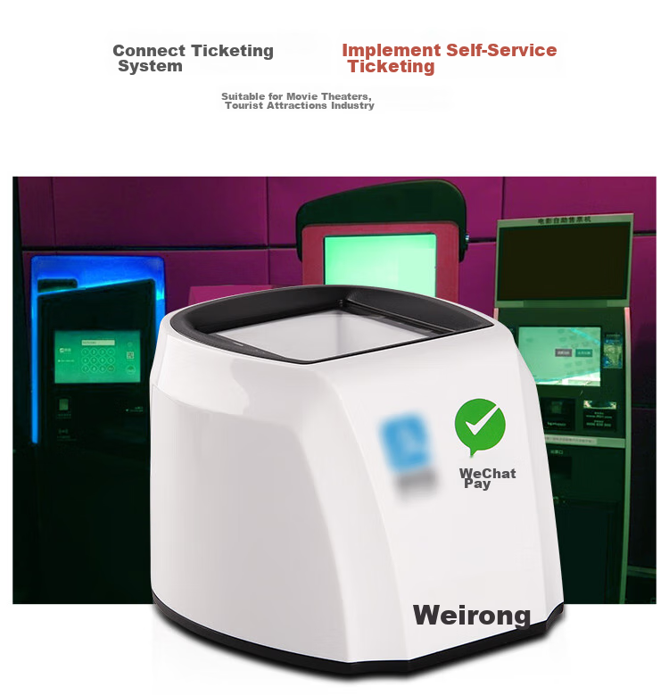 Сканер QR-кодов Weirong ZF100, считыватель штрих-кодов, платежный терминал, мобильный платежный ящик, сканирующее устройство